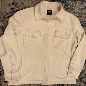 Zara men’s cream jacket